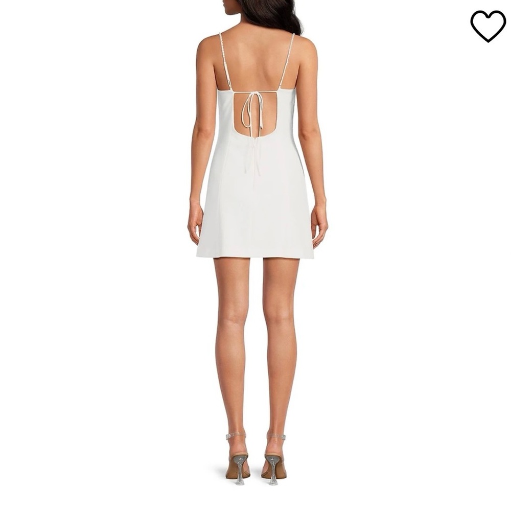 NWT Gianni Bini Chloe A-Line Cut-Out Sequin Crepe Dress - Picture 3 of 10